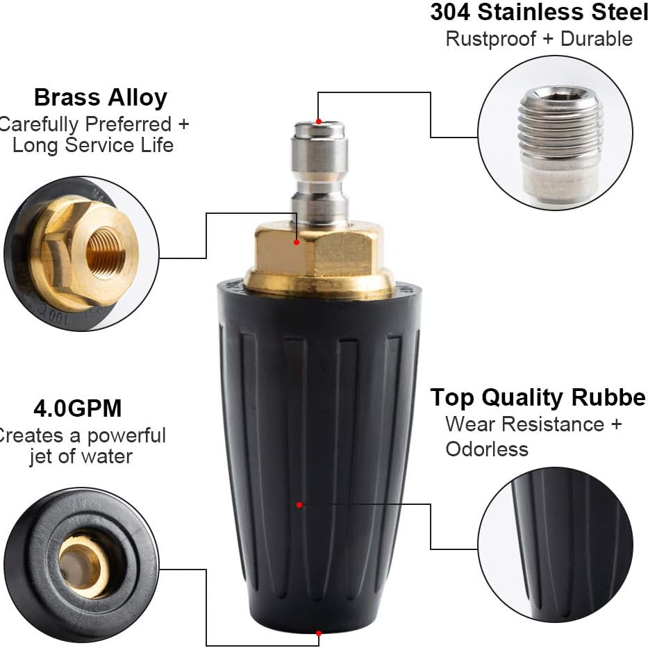 Pressure Washer Tips Turbo Nozzle