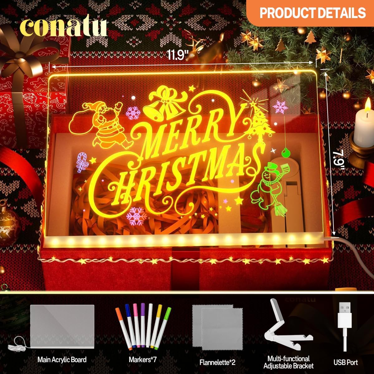 LED Drawing Board For Kids