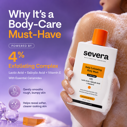 Exfoliating Body Wash with Lactic Acid
